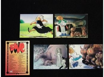 Bone By Jeff Smith Trading Card Lot - 5 Cards - #87, #16, #90, #44, #17 - 1994