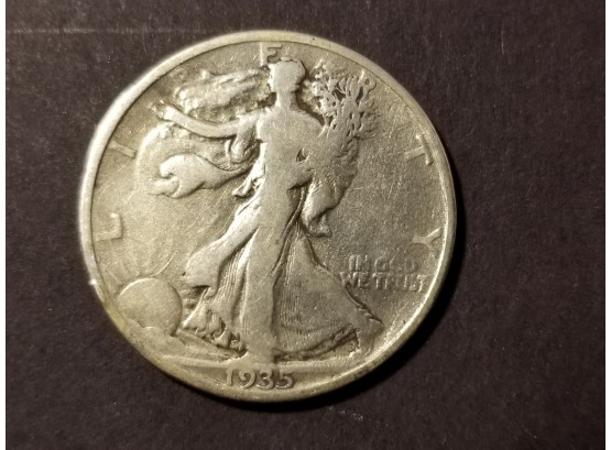 US Walking Liberty Half Dollar - 1935