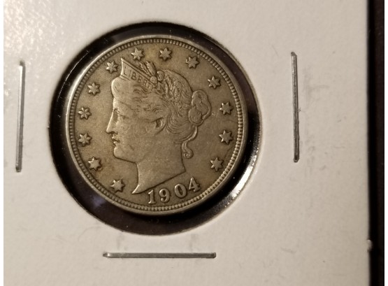 US 1904 V Five Cents - Fine