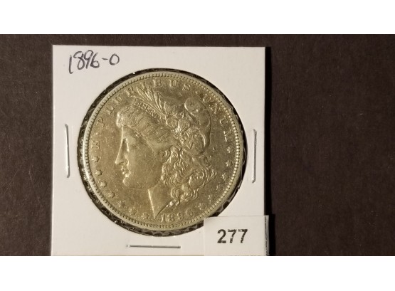 US 1896 O Morgan Silver Dollar - New Orleans