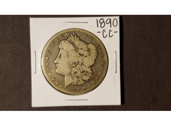 US 1890 Morgan Silver Dollar - Carson City- Rare Date!