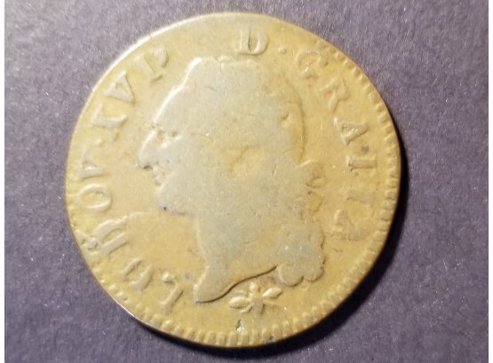 French Coin - 1790 Sol