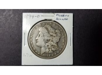 US 1894 O Morgan Silver Dollar - New Orleans - Fine