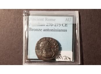 Ancient Roman Coin In Almost Uncirculated Condition! - Aurelian 270-275 AD -AU