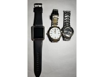 Lot Of 3 Watches - Guess Watch, Polo Watch & Smartwatch