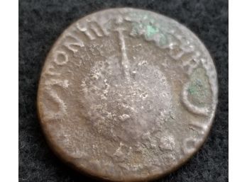 Ancient Roman Coin - Tiberius (14 - 37 AD.) - Bronze