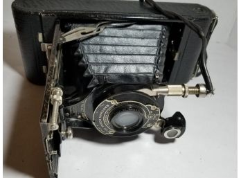 No. 1A Pocket Kodak - Vintage Kodak Camera With Flash Attachment