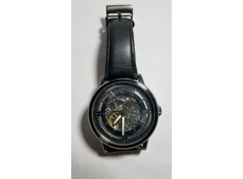 Kenneth Cole Automatic Watch - KC1632 - Black Leather Band