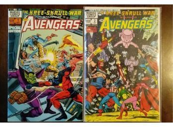 Kree-Skrull War Starring The Avengers Comic Set - Neal Adams & John Buscema - Over 35 Years Old
