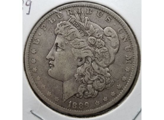 US 1889 O Morgan Silver Dollar - Extremely Fine