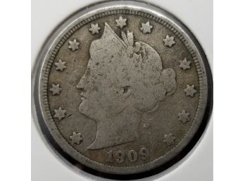 US 1909 Five Cents - Liberty Nickel - Fine