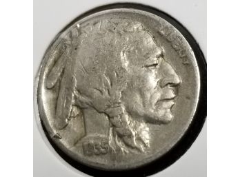 US 1935 D Buffalo Nickel In Coin Collection Holder - Very Fine