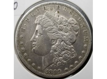 US 1899 O Morgan Silver Dollar - Extremely Fine