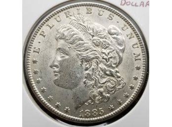 US 1885 Morgan Silver Dollar