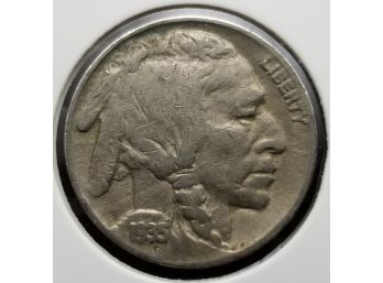 US 1935 Buffalo Nickel In Coin Collection Holder - Very Fine