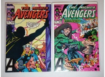 Comic Book Lot - 2 Early 1980 Comic Books - The Mighty Avengers #241 & #242