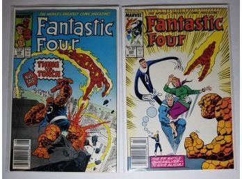 Comic Book Lot - 2 Late 1980 Comic Books - The Fantastic Four #304 & #305