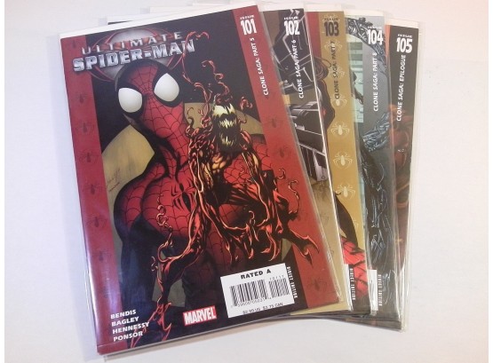 Comic Book Lot - Ultimate Spider-Man (1st Series) #101-#105