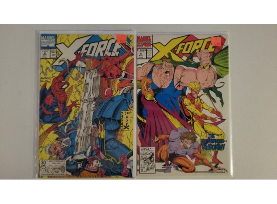 Comic Book Lot - X-Force #4 & #5 - 1991