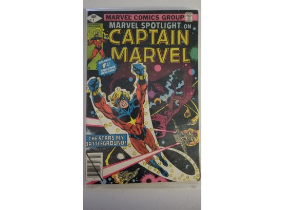 #1 Issue! - Captain Marvel - Marvel Spotlight On Captain Marvel - Over 40 Years Old!