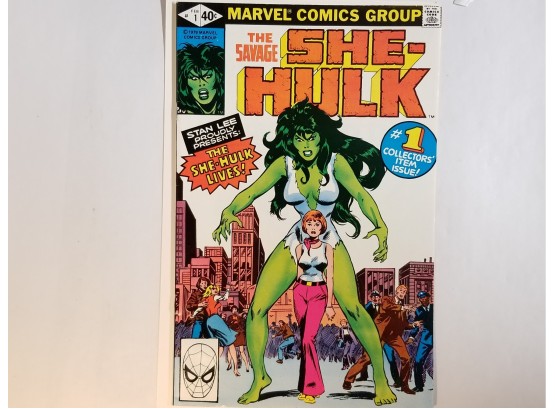 #1 Issue! - Savage She-Hulk #1 From 1979 - Over 40 Years Old! - Created By Stan Lee