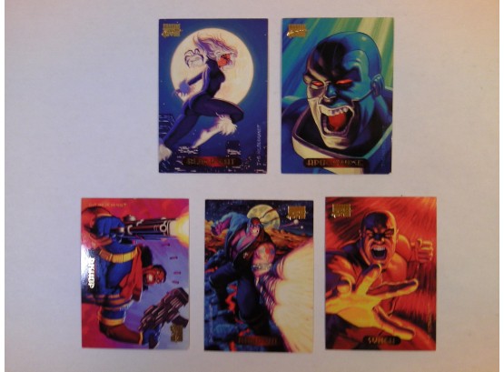 Marvel Masterpieces 1994 - 5 Trading Card Pack - Black Cat & Apocalypse