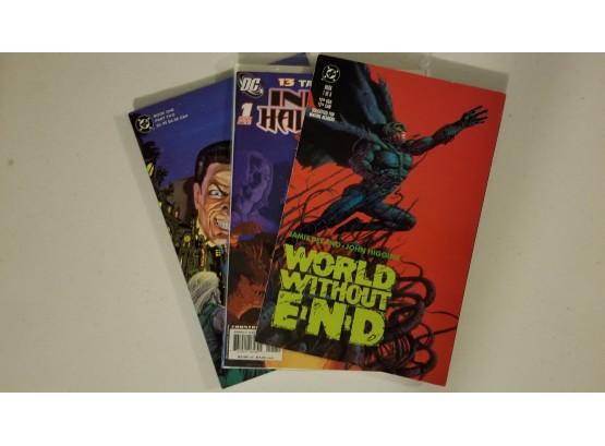 Comic Book Lot - Batman: Two-Face Strikes Twice, DC Infinite Halloween Special & World Without End