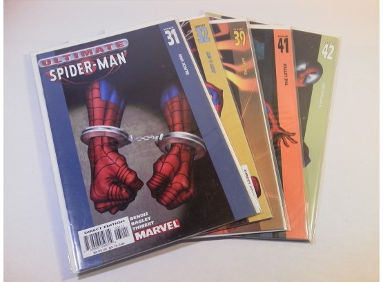 Comic Book Lot - Ultimate Spider-Man (1st Series) #31, #32, #39, #41 & #42