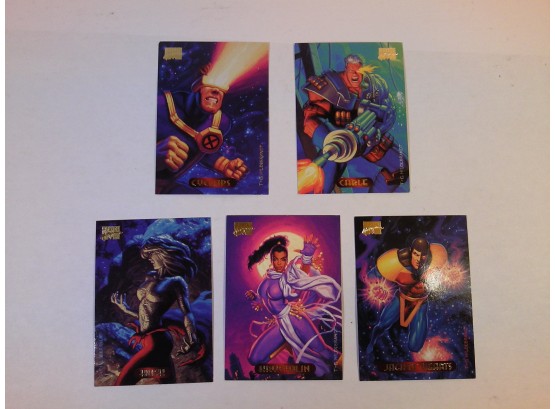 Marvel Masterpieces 1994 - 5 Trading Card Pack - Cyclops & Cable