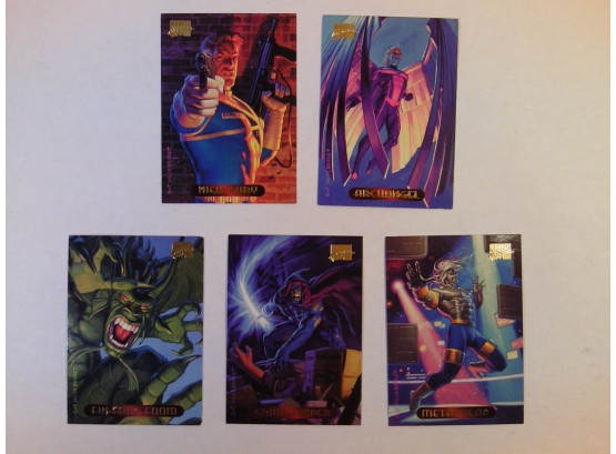 Masterpieces 1994 - 5 Trading Card Pack - Nick Fury & Archangel