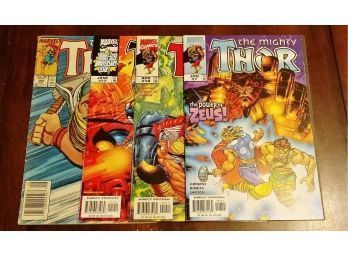 Thor Comic Lot - #394 (1988), #7, #10, #12 - 4 Comics - Dan Jurgens & John Romita Jr.