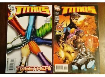 1st Issue! - Titans (2008) #1, #2 - First Appearance Of Sons Of Trigon - Ian Churchill