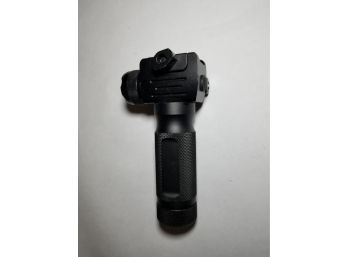 Handle Design Red Dot Laser/LED Flashlight - 20mm Rail For Side/bottom Mount - Thumb Button Controls