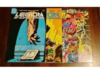 Legion Of Super-Heroes Comic Lot - #4-#7 - 4 Comics - Over 35 Years Old