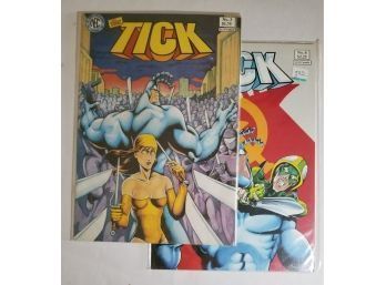 Comic Book Lot - 2 Early Issues Of The Tick - Issue #3 & #6 - Both 1st Printing