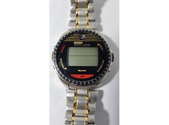 Vintage Timex Data Link 150 - Computer Connected Microsoft Digital Watch