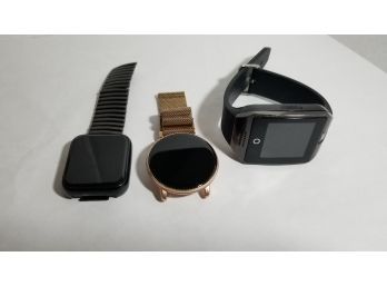 Lot Of 3 - Smartwatch Type Watches