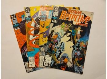 Detective Comics Lot - Detective Comics #614, #616-#618 - 4 Comics - 30 Years Old