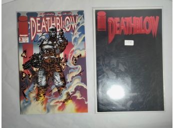 1st Issue! - Deathblow #1, #2 - First Appearance Of Cybernary - Jim Lee