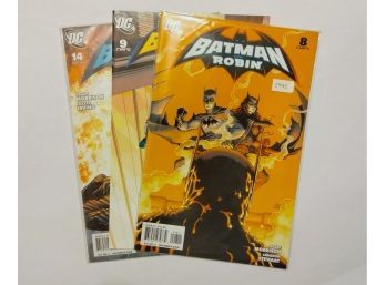Batman And Robin Comic Lot - #8, #9, & #14 - Grant Morrison