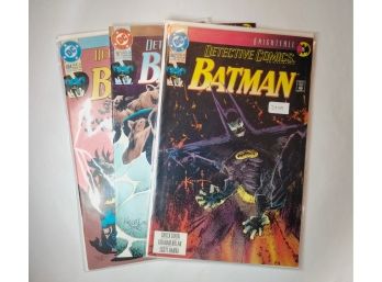 Detective Comics Lot - #662, #663, & #664 - Chuck Dixon