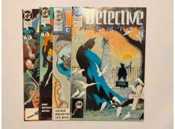 Detective Comics Lot - #610-#613 - 4 Comics - Over 30 Years Old