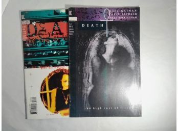 Death Miniseries Comics - 2 Comics - Neal Gaimain & Mark Buckingham