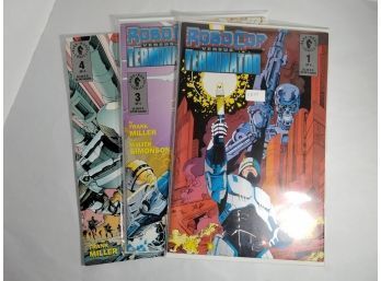 Robocop Vs. The Terminator Comic Lot - #1, #3, #4 - Frank Miller