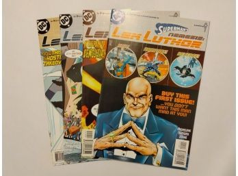 Superman's Nemesis Lex Luthor Miniseries Complete Set - 4 Comics