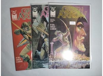1st Issue! - Green Arrow #1, #2, #3 - Mike Grell - Dick Giordano - Over 30 Years Old