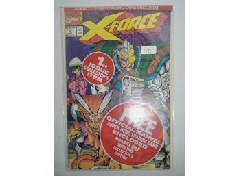 1st Issue! - X-force #1 (Sealed) - Sunspot & Gideon Card - 30 Years Old
