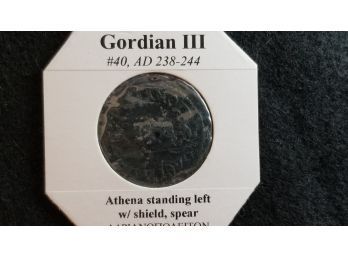 Ancient Roman Coin - Gordian III- 238 - 244 AD (over 1500 Years Old)
