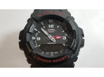 Casio G-Shock Watch - Black - Digital And Analog - 5158