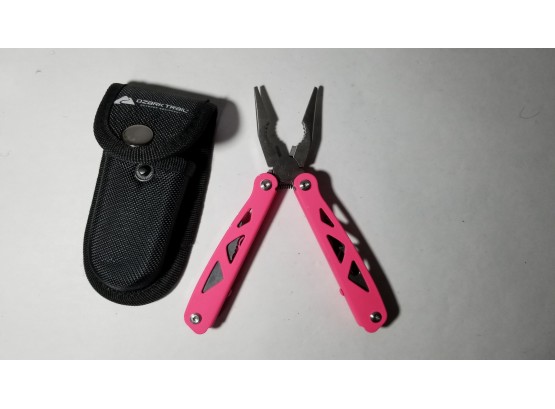 Pink Multi-Tool - Ozark Trail - With Holder